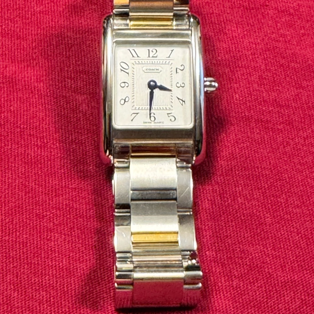 Coach Silver and Gold Watch